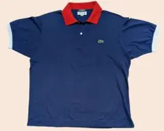 LACOSTE ポロシャツ PH145PL ネイビー レッド