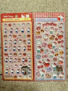 【正規品】ハローキティ ボンボンドロップシール 2枚セット