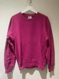 Uniqlo U 裏毛スウェットシャツ Lサイズ ピンク