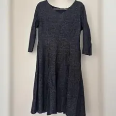 クードシャンス Vネックフレアワンピース 40