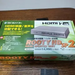 新品未使用 ROOTY HDMI信号分配器 SP4RII 1入力4出力 - メルカリ