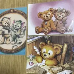 ダッフィー＆フレンズ ポストカード 3枚セット