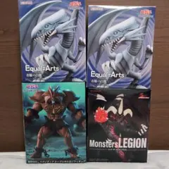 遊戯王フィギュアセット 青眼の白龍 & エグゾディア＆レッドデーモンズドラゴン