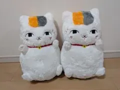 夏目友人帳 めちゃもふぐっとぬいぐるみ ふわふわにゃんこ先生 ぬいぐるみ 2体
