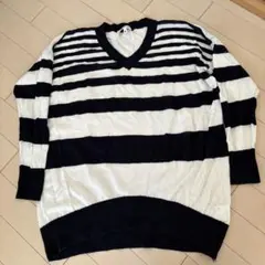 GLOBAL WORK ボーダーニット