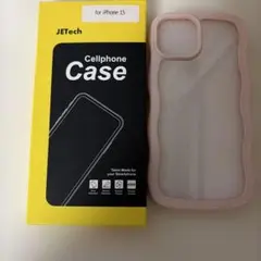 JETech iPhone15ケース ピンク