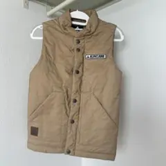 ACCOMPLISH DESIGN ベージュ ダウンベスト　スノーボード　ウェア