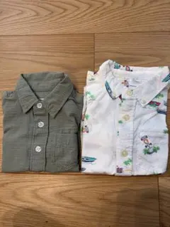 ベビー 半袖シャツ 2枚セット