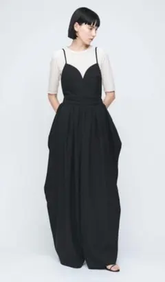 【新品】AEWEN MATOPH ビスチェ サロペット ブラック / 38サイズ 2025年最新】AEWEN MATOPH サロペット・オーバーオール