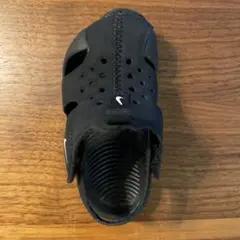 【左足のみ】NIKE サンダル キッズ 黒 サンレイ プロテクト