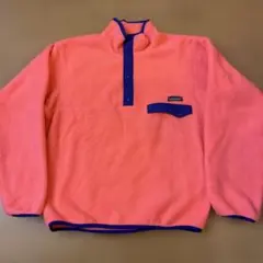 あ*ん様 89年 USA製 肉厚美品 patagonia スナップt ピンク