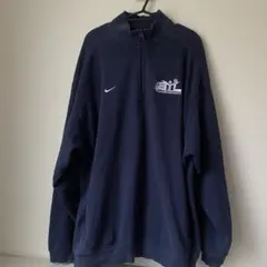 NIKE スウェット 古着 ハーフジップ スウェット 企業ロゴ L XL