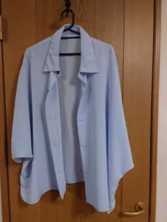 HARE ライトブルー オーバーサイズシャツ