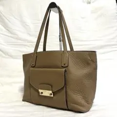 A4対応 FURLA メトロポリス トートバッグ レザー ブラウン フルラ847