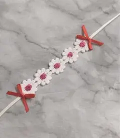 ぬい用　ぬい服　ヘッドドレス　花冠　お花　ちびぐるみ　にじぱぺ　おまんじゅう　花
