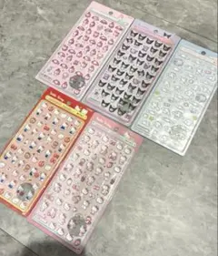 正規品　サンリオ　ボンボンドロップシール　ミニ 5種セット