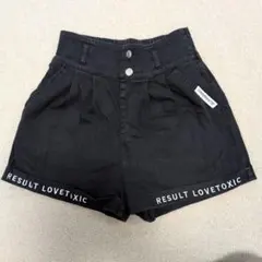 LOVETOXIC ブラック ハーフパンツ 160