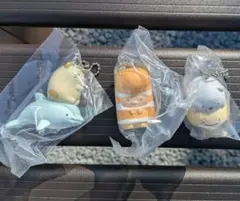 すみっコぐらし　須磨シーワールド限定マスコット3点セット