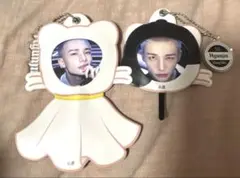 StrayKids ヒョンジン ジニレット　ミニうちわ型キーホルダー