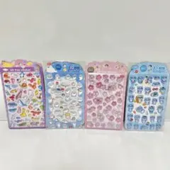 韓国シール　nekoni公式 3D ぷくぷくシール　4枚セット