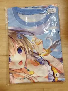 新品　エクリュさんフルグラフィックTシャツ L あめとゆき　あめ のち ゆき