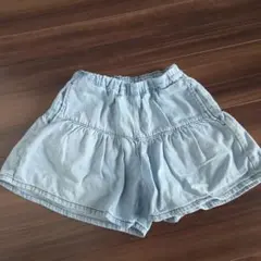 GU デニム風ハーフパンツ 130cm