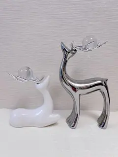 ✨鹿オブジェ リビングや玄関置物 インテリア小物 モダン 北欧風 おしゃれ✨