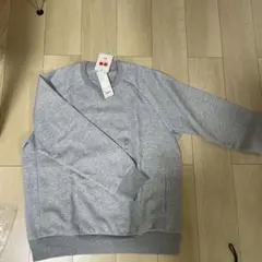 ユニクロ　ドライストレッチスウェットシャツ　XXL グレー