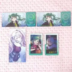 プロセカ 初音ミク チケット風カード エピカ 14B 15B 箔押し 特典
