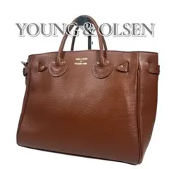YOUNG&OLSEN エンボス ベルテッド トートバッグ Sタグ dカン - メルカリ