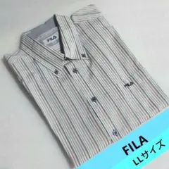 FILA ストライプ 長袖シャツ LL