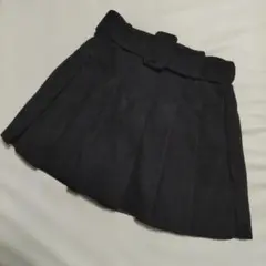 キュロットプリーツスカート [150cm] 黒色