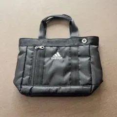 adidas アディダス ミニトートバッグ ブラック　黒　ゴルフトートバッグ