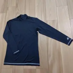 adidas 黒 長袖 アンダーシャツ M