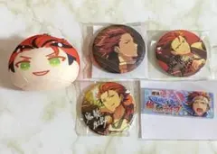 あんスタ おまんじゅう 缶バッジ バナコレ 鬼龍紅郎