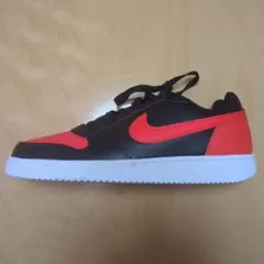 Nike Ebernon Low Black White Red UK9
