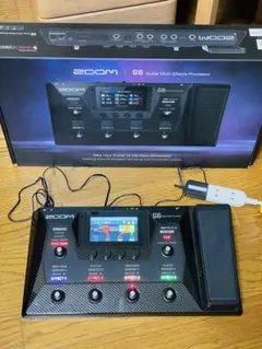 少し値下げ可】Zoom G6 マルチエフェクター ACアダプタ付 純正箱あり