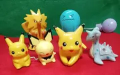 昔のポケモン〜フィギュア〜ピカチュウ＆ピチュー〜ソーナンス〜サンダー〜ラプラス☆