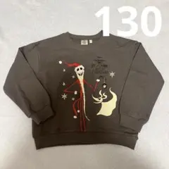 バースデイ　トレーナー　ジャックスケリントン　クリスマス　蓄光　光る　130 灰