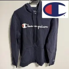 【us古着】 チャンピオン champion ネイビー パーカー トレーナー