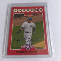 松井秀喜 Topps Opening Day 2008 プリントサインカード