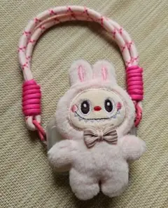 ラブブ　Labubu ぬいぐるみ付き携帯ストラップホルダー