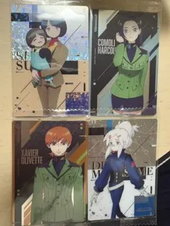 ガンダム　ジークアクス　ウエハースカード　4種セット