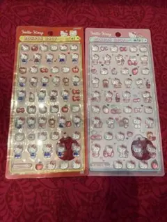 国内正規品★ ボンボンドロップシール　ミニ　サンリオ　キティ　2種セット