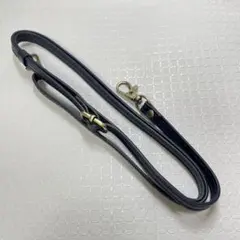 合皮ショルダーストラップ / ネイビー 金具アンティークゴールド 1本