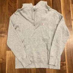 Champion グレー フード付きパーカー