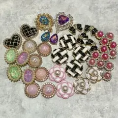 お得set♡デコパーツ♡センターパーツ♡カボション♡3