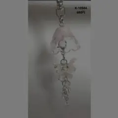 専用商品K-10590 玉乗り猫チャーム(月 蝶々 パープル フラワーカップ