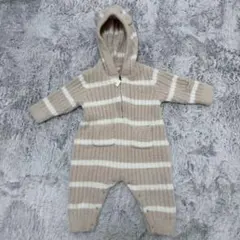 ジェラートピケ クマ耳 カバーオール