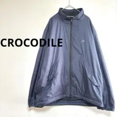 ★クロコダイルCROCODILE ネイビーナイロンジャケットのサムネイル